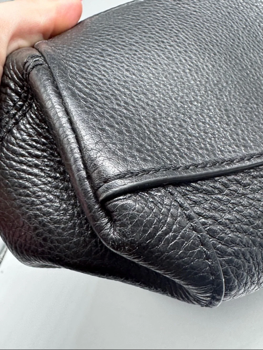 Kate Spade Jackson Medium‎ Triple Compartment Shoulder Bag Black Leather